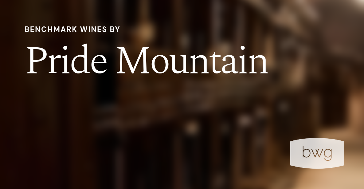 Pride Mountain Cabernet Sauvignon Reserve 2005 | Benchmark Wine Group