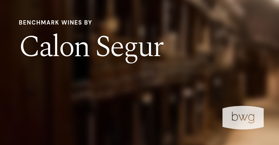 Calon Segur 2002 | Benchmark Wine Group