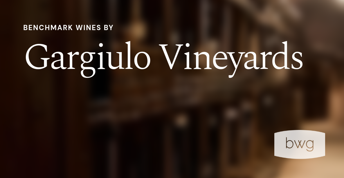 Gargiulo Vineyards Cabernet Sauvignon 575 OVX | Benchmark Wine Group